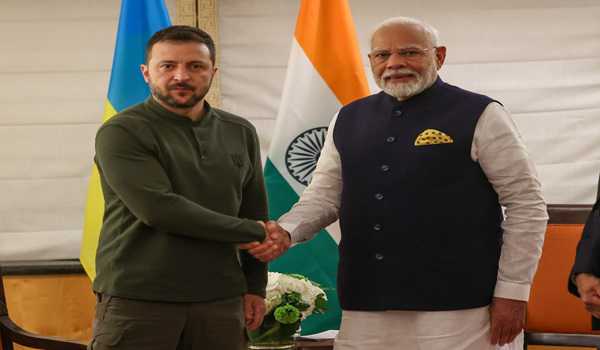 PM Modi meets Ukrainian President Zelenskyy, reiterates India