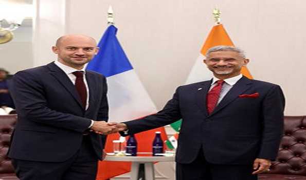 EAM holds talks with visiting new French Foreign Minister Barrot