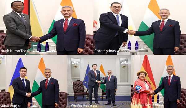 EAM holds talks with counterparts from several nations in New York