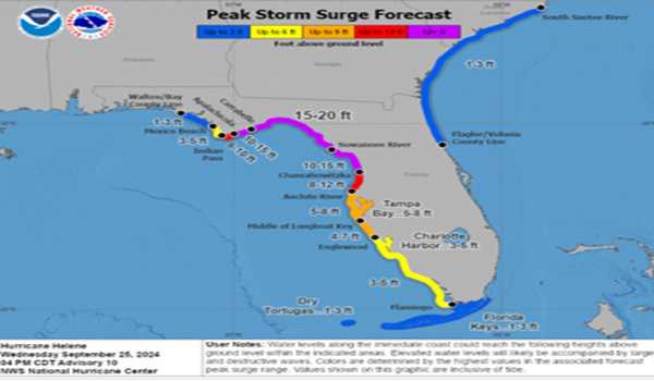 Tropical storm Helene strengthens as hurricane threatening U.S. Florida