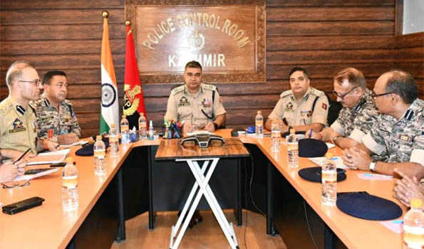 Ahead of third phase of polls, IGP Kashmir reviews law and order situation