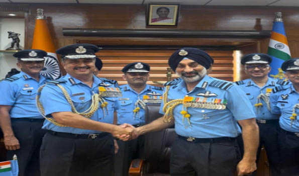 Air Chief Marshal A P Singh takes charge as new IAF chief