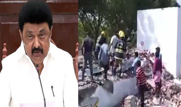 Six die in Cracker unit blast : Stalin announces Rs 4 lakh solatium