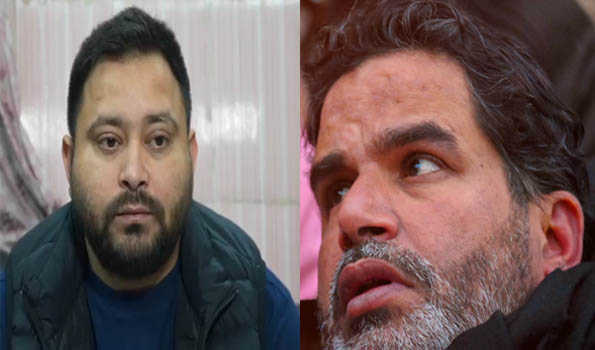 Prashant weakening students movement, using vanity van: Tejashwi