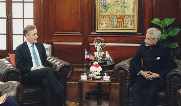 EAM meets outgoing US NSA Sullivan, appreciates his contribution to forging closer ties