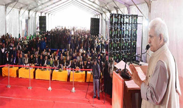 By connecting Kashmir to national rail network, Indian Railways laid foundation for prosperous future for J&K: LG