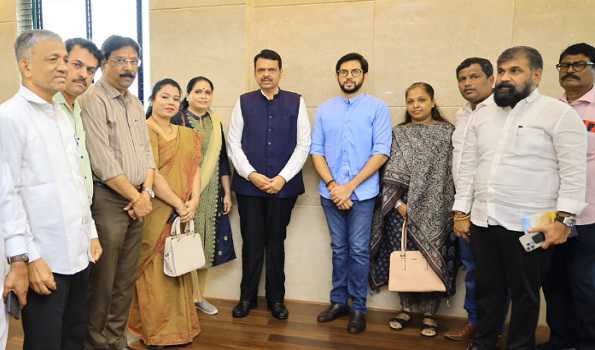 Aaditya Thackeray meets Maha CM in Mumbai