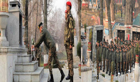 Chinar Corp celebrates 110th raising day in Srinagar