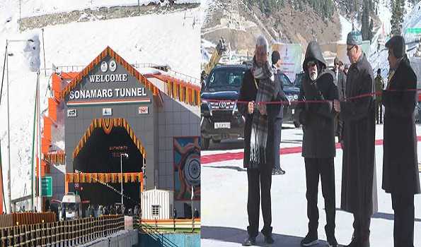PM Modi inaugurate strategic Z-Morh tunnel at Sonamarg