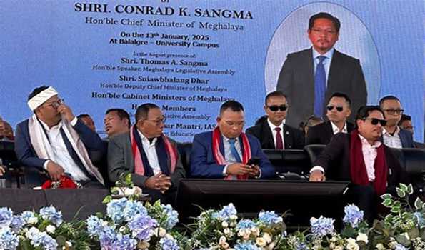 Meghalaya CM inaugurates first state-owned university
