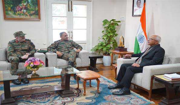 Army GOC in Chief briefs Manipur Governor