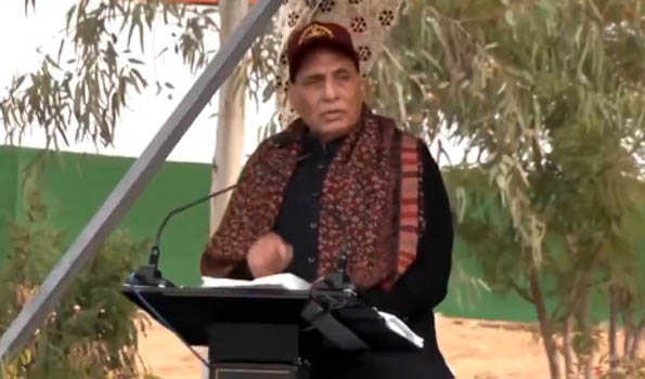Put your nefarious designs to an end: Rajnath tells Pakistan
