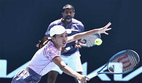Zhang, Bopanna reach second round in mixed doubles at Australian Open