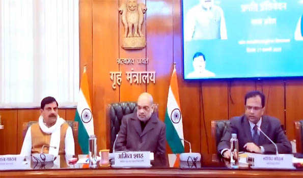 Shah asks MP CM to ensure 100 pc implementation of three new criminal laws