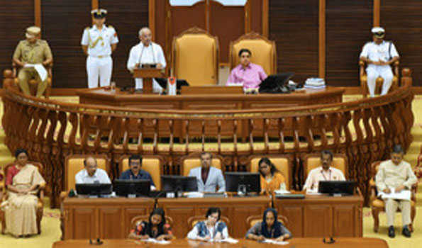 Kerala Guv delivers Policy Address