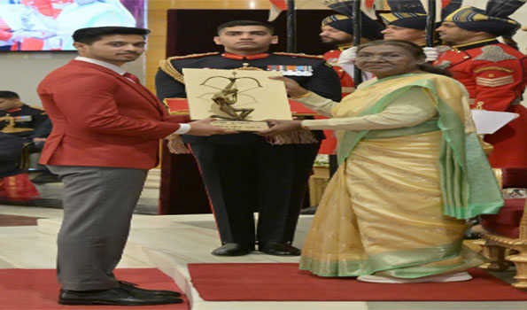 Olympic medalist Swapnil Kusale honoured by prestigious Arjun award