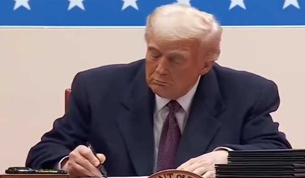 Trump signs executive order to quit Paris climate accord