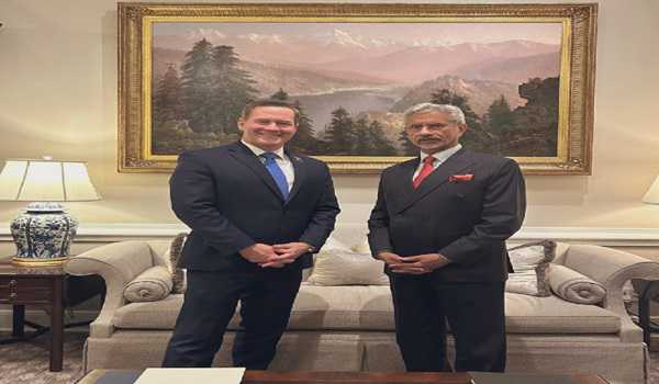 EAM Jaishankar meets with new US NSA Michael Waltz