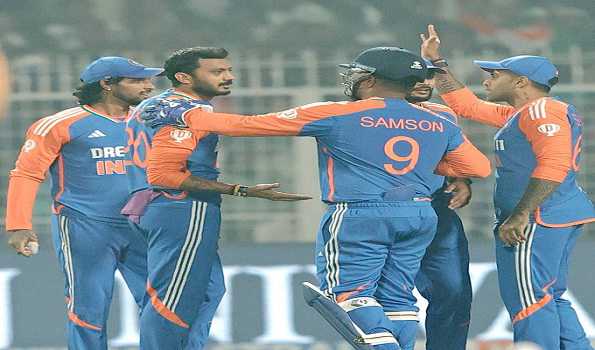 1st T20I:Chakravarthy shines as India restrict England  to 132