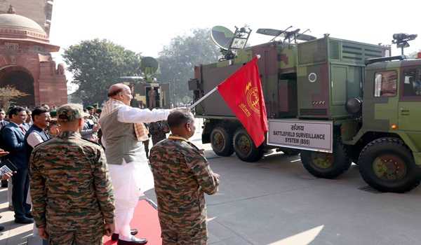 Rajnath Singh flags-off Sanjay Battlefield Surveillance System
