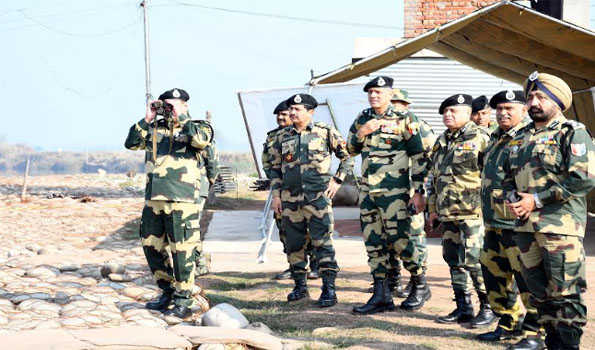 ADG BSF Western Command reviews oOperational preparedness along Intl Border