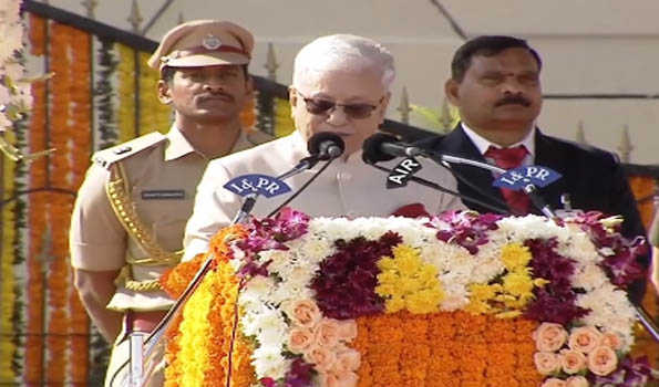 Telangana Guv highlights vision for a progressive state on 76th R-Day