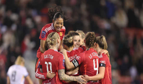 Manchester United women beat Brighton 3-0 in WSL