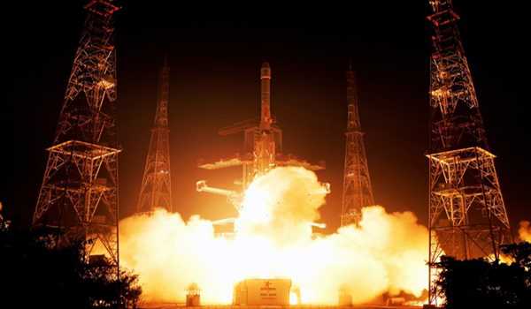 GSLV-F15 with NVS02 Satellite takes from SHAR Range