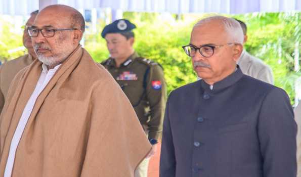 People of Manipur pay tributes to Mahatma Gandhi