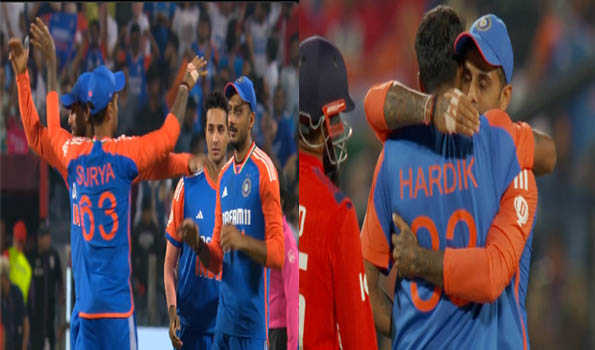 India seal T20I series with 15-run win over England