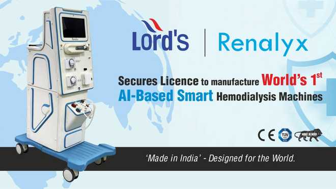 Lords Mark Industries Ltd.–Renalyx Wins Licence to Manufacture Class C AI-Based Smart HemoDialysis Machines, Becomes CE-Certified Brand