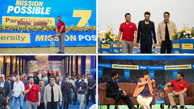 Ms Dhoni Inspires The Youth of Parul University At Its Mission Possible 2025, Telling The Nation, “Yahan Possible Hai”