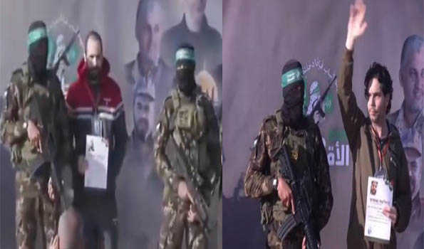 3 Israeli hostages freed by Hamas in Gaza Strip