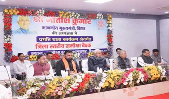 Nitish initiates 146 projects worth Rs 1328.25 crore for development of Bhagalpur district