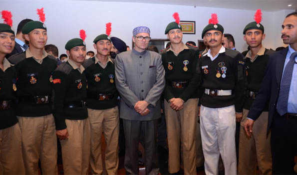 J&K CM urges NCC cadets to take active role in addressing growing concern of drug abuse among youth