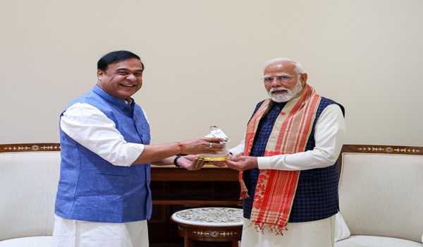 Assam CM meets PM, expresses gratitude for approving new urea plant in Namrup