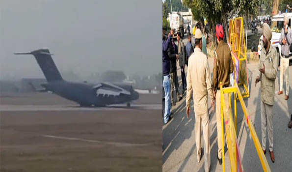104 Indians deported from US land at Amritsar airport