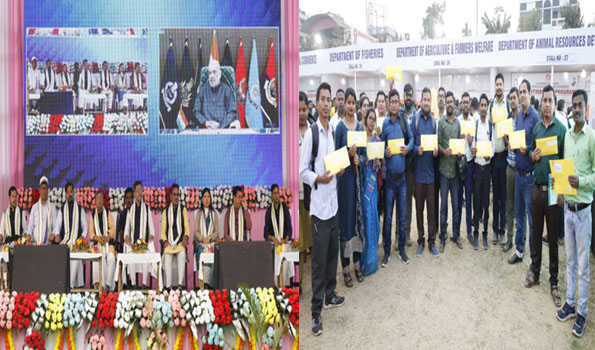 Tripura distributes job offer to over 2700 youths in presence of Amit Shah