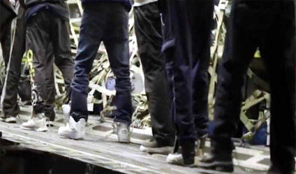 US Border Patrol chief posts video of Indians being deported bound in shackles