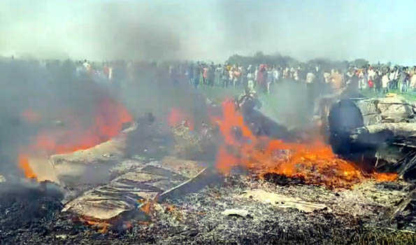 IAF Mirage 2000 aircraft crashes near  Shivpuri in MP; pilots eject safely