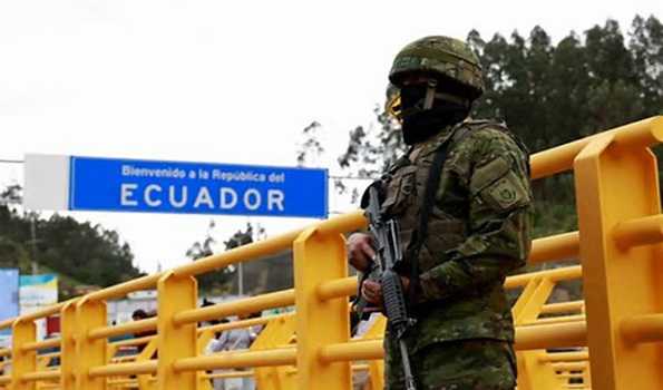 Ecuador temporarily closes borders with Colombia, Peru ahead of elections
