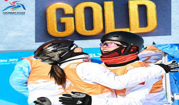 China claims freestyle skiing mixed team aerials gold at Asian Winter Games