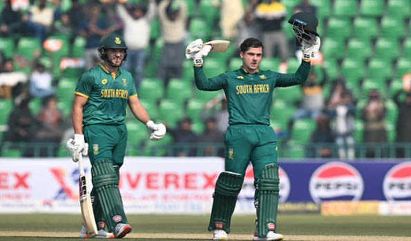 South Africa batter Breetzke creates history on ODI debut