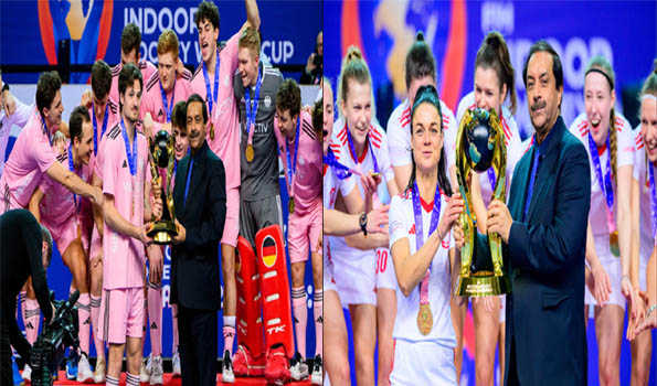 Poland women claim first-ever indoor crown as German men defeat Austria to reclaim title
