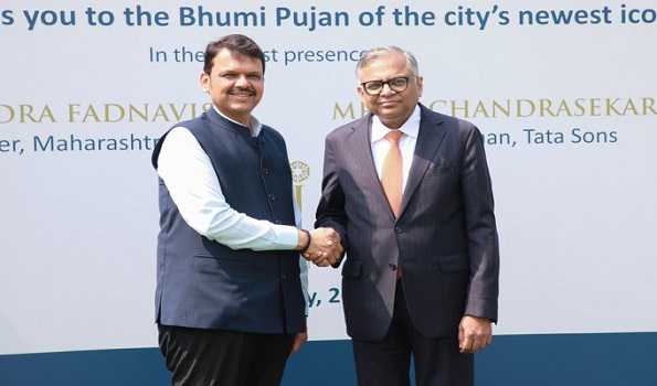 Maha: Fadnavis breaks ground for Taj Group