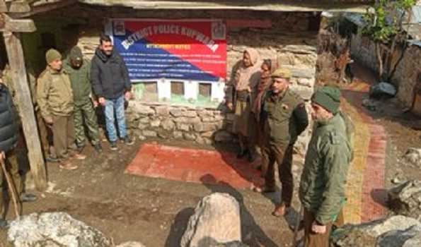 J&K Police attach properties of two notorious smugglers in Kupwara