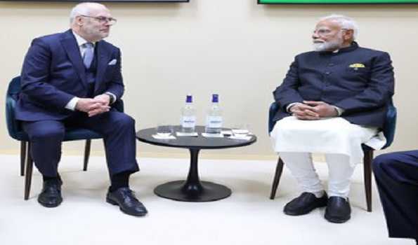 PM Modi holds first-ever bilateral meeting with President of Estonia