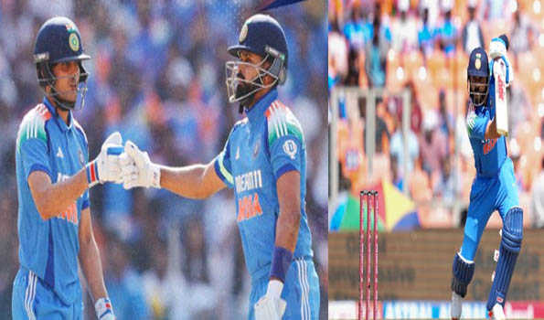Gill ton powers India to 356, Eng fight back in death overs