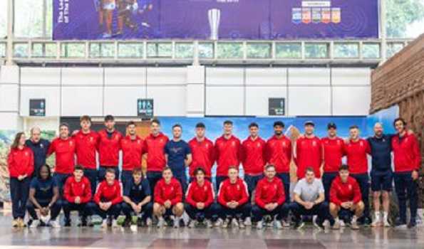 England Men Hockey Team arrives in Bhubaneswar for FIH Pro League