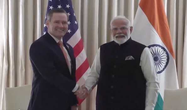 PM Modi meets with US NSA Michael Waltz, ahead of meeting with Donald Trump